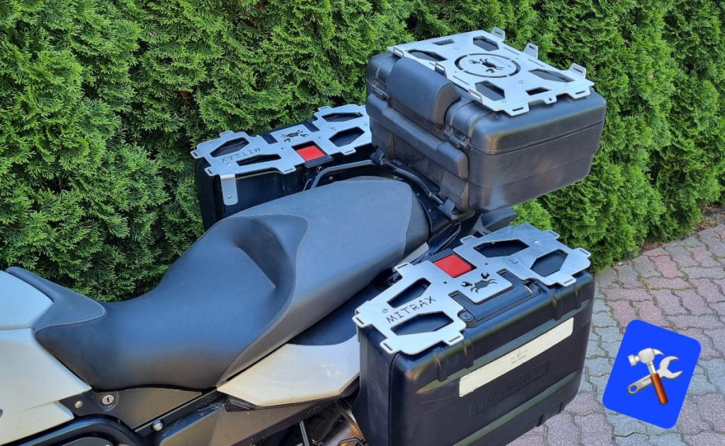 Mitrax top racks for all F650GS Twin/F700GS & F800GS Vario luggage system
